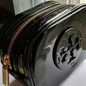 Tory Burch Patent Leather Makeup Bag